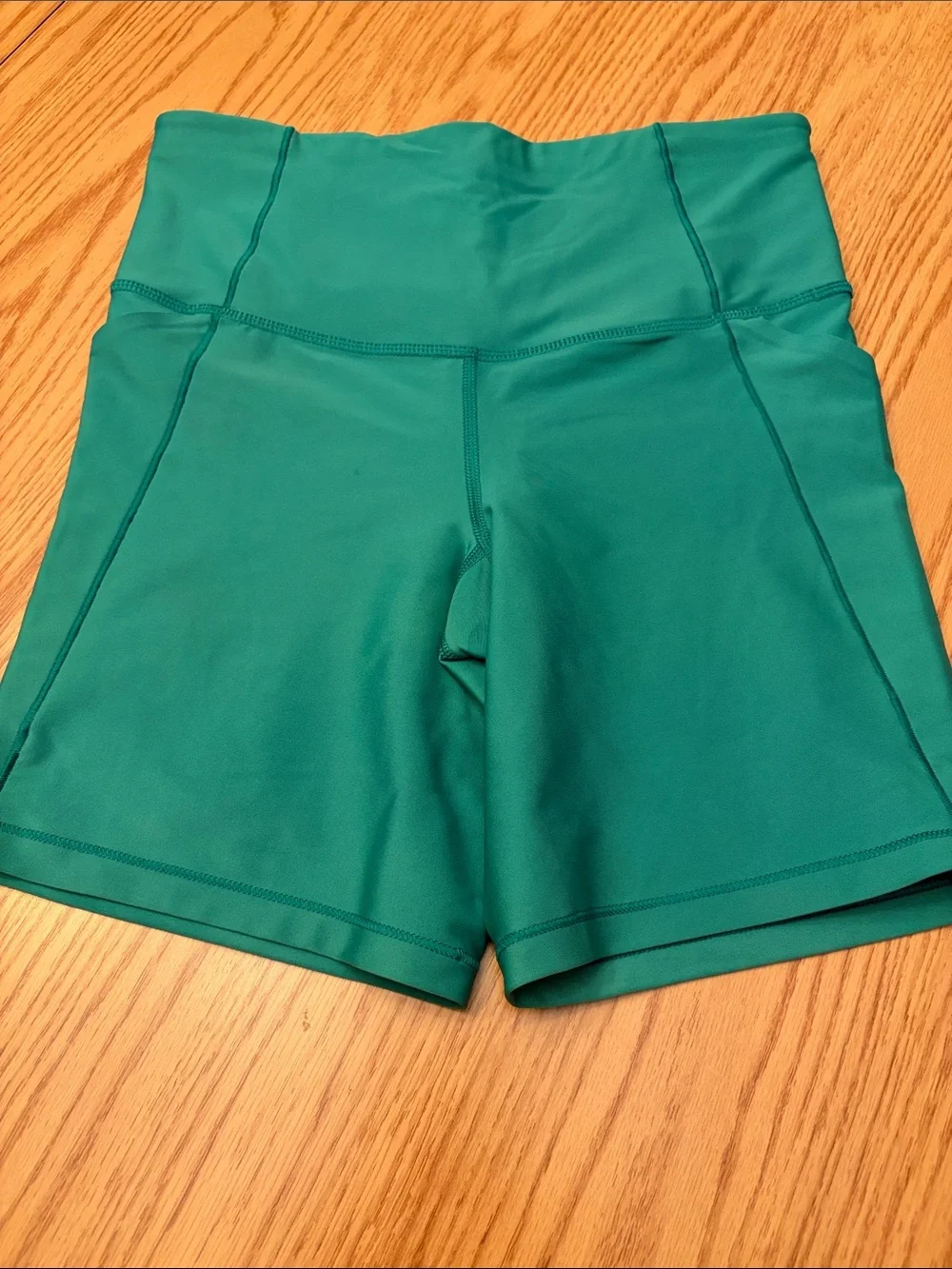Target Black and Green High-Waist Bike Shorts All-in-Motion size small